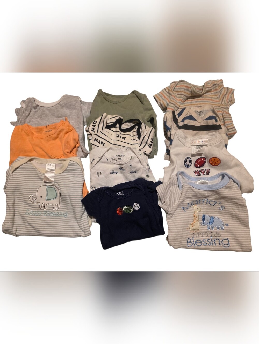 11 Piece Onsies Bundle 0-3 Months
